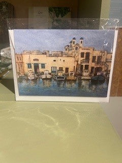 Paros, Greece Island  Greeting card