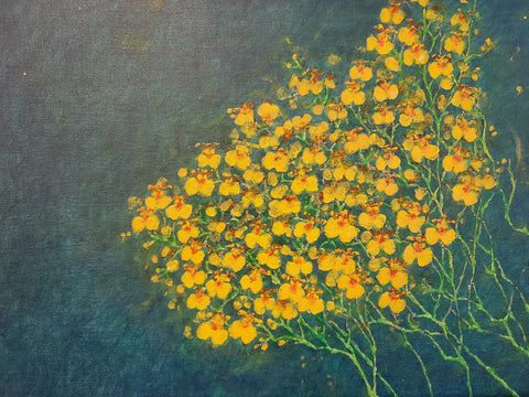 My father's garden: Golden dancing orchids, Prints 8R