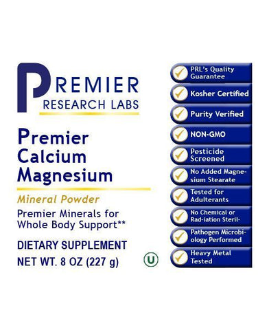 Calcium Magnesium, Premier (8 oz Powder)